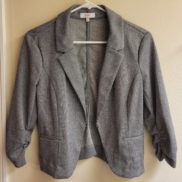 Candies Houndstooth Blazer - Picture 1 of 2
